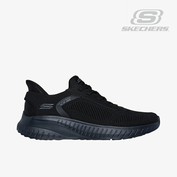 Rakuten - ：SKECHERS｜Slip-Ins Bobs Sport Squad Chaos Solid Step Wide Fit/ スケッチャーズ/スケッチャーズ スリップインズ ボブス スポート スクワッド カオス ソリッド ワイドフィット/ブラック #