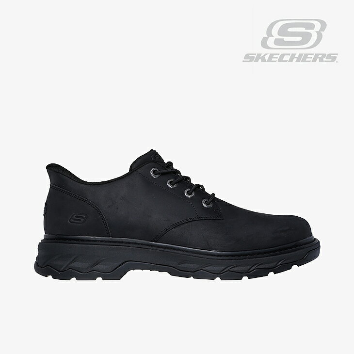 SKECHERS - ：SKECHERS｜Slip-Ins Lockett Gustave Relaxed Fit/ スケッチャーズ/スリップインズ ロケット グスタフ リラックスド フィット/ブラック #