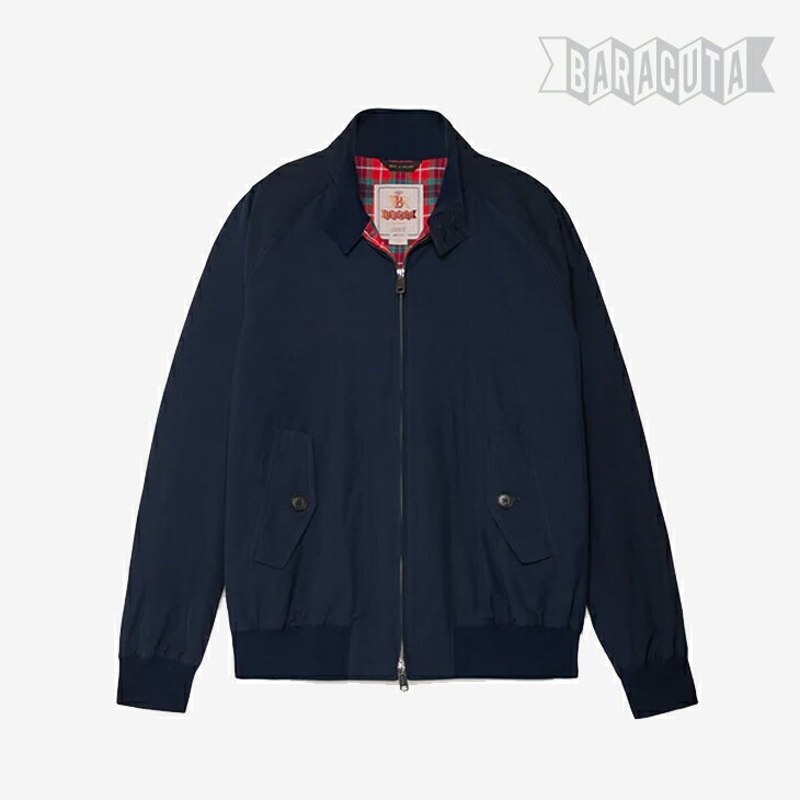 Rakuten - ・BARACUTA｜G9 Original Cloth Harrington Jacket/ バラクータ/G9 オリジナル クロス ハリントン ジャケット スイングトップ/ネイビー #