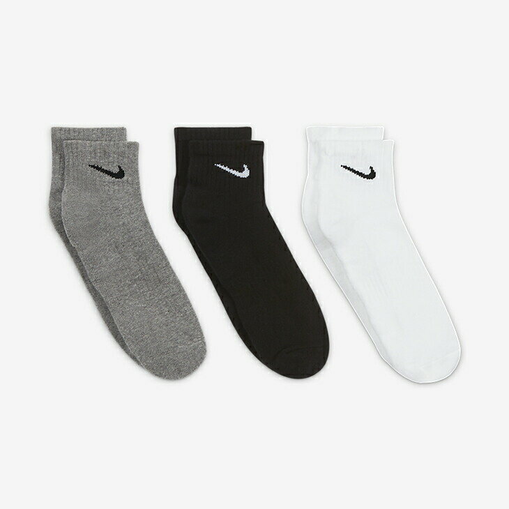 ・NIKE｜Everyday Cushioned Ankle Socks/ ナイキ/エブリデイ クッションド アンクル ソックス/マルチカラー #