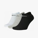 NIKE｜Everyday Cushioned No Show Socks - Wear/ ナイキ/エブリデイ クッション ノー ショウ ソックス/Multi 靴下 ロゴ 3色 シンプル