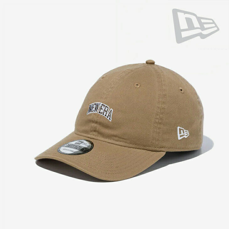 ・NEW ERA｜9Twenty Mini College Logo/ ニュー エラ/ナイントゥエンティ ミニ カレッジ ロゴ/カーキ #