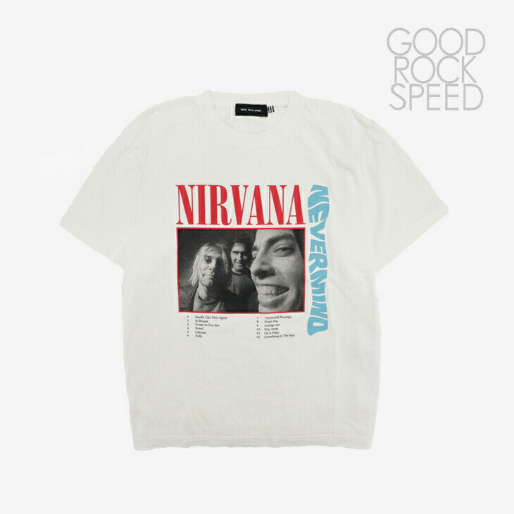 ＊GOOD ROCK SPEED｜Nirvana Nevermind T-Shirt/ グッド ロック スピード/ニルヴァーナ ネバ―マインド Tシャツ/オフホワイト