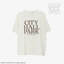 ＊GOOD ROCK SPEED｜NYC City Hall Park T-Shirt/ グッド ロック スピード/ニューヨーク シティ ホール パーク T シャツ/ホワイト