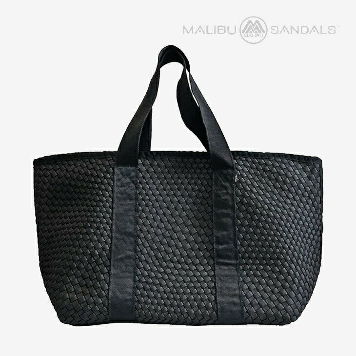 ▲THE SALE 半額以下］MALIBU SANDALS｜Weekender Beach Tote L/ マリブ サンダルズ/ウィークエンダー ビーチ トート/ブラック #