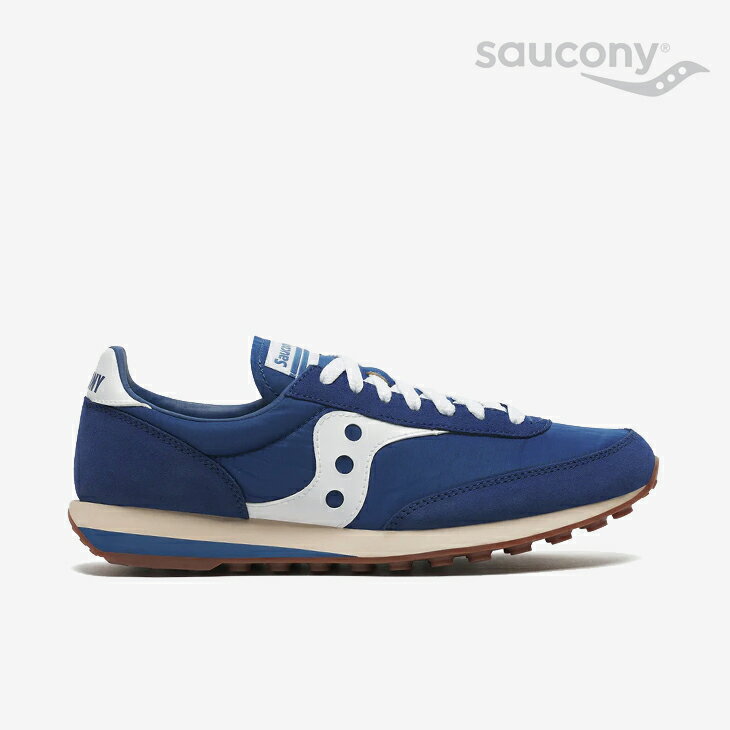 ・SAUCONY｜Trainer 80 Classic/ サッカニー/トレーナー エイティー クラシック ナイロン スエード/ロイヤルxホワイト #