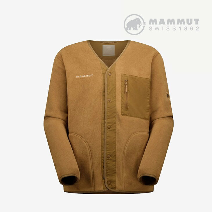 ＊MAMMUT｜Moon Stone Hybrid Mid Layer Cardigan AF Polartec Fleece/ マムート/ムーンストーン ハイブリッド ミッドレイヤー カーディガン アジアン ポーラテックフリース/クレイストーン #