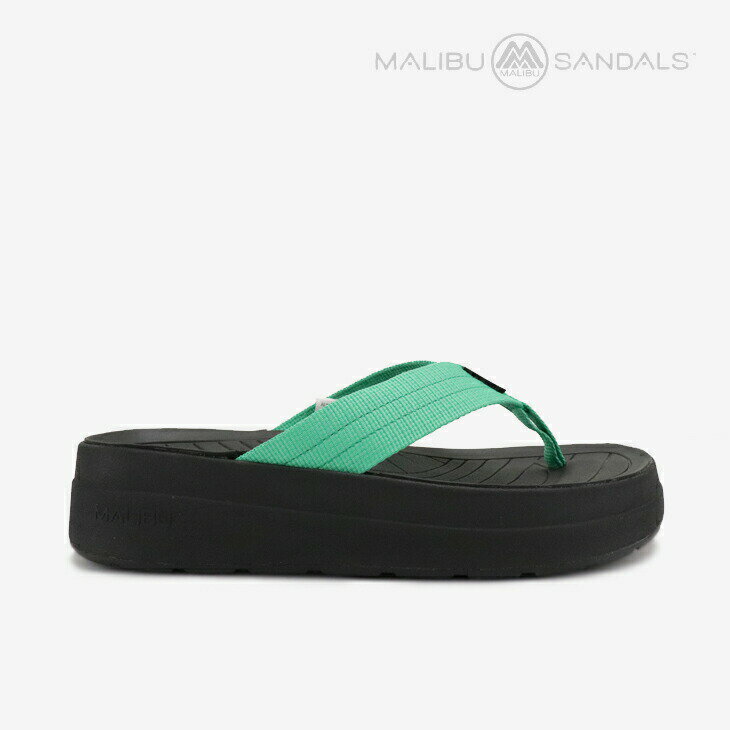 ＊MALIBU SANDALS｜Surfrider Platform/ マリブ サンダルズ/サーフライダープラットフォーム/グリーン #