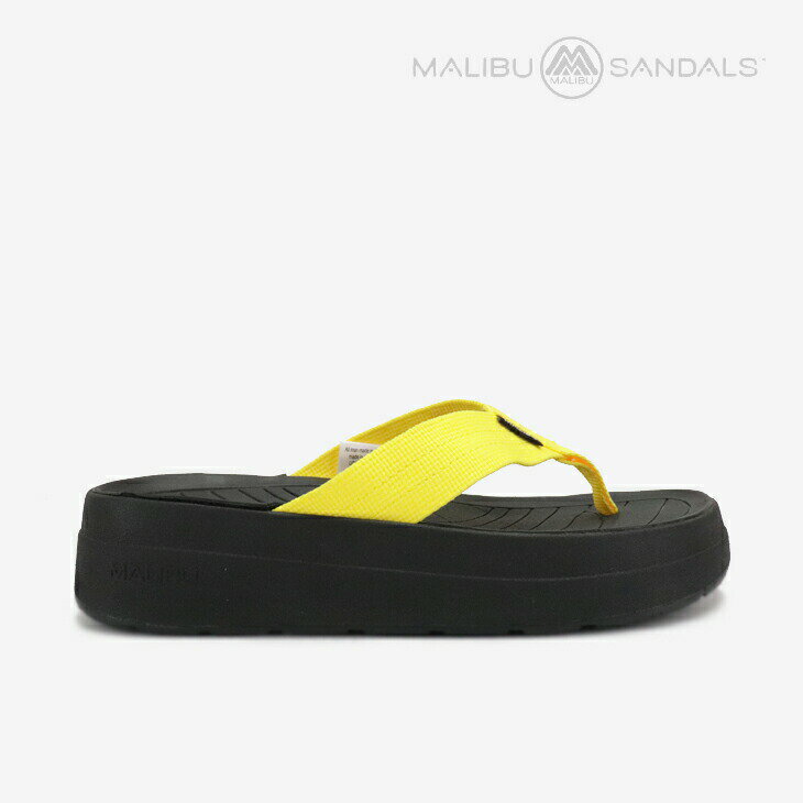 ＊MALIBU SANDALS｜Surfrider Platform/ マリブ サンダルズ/サーフライダープラットフォーム/イエロー #