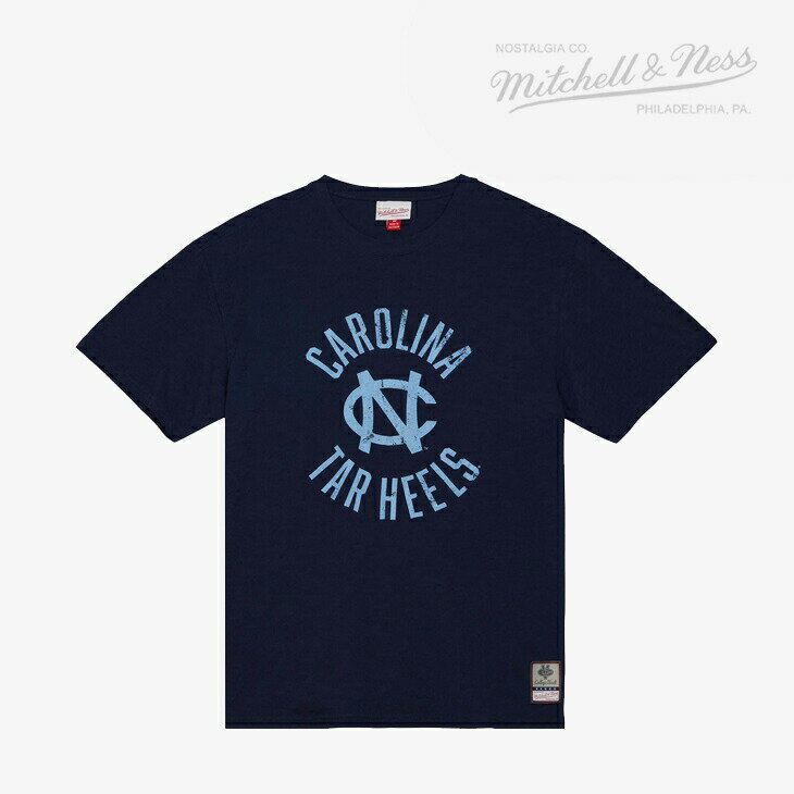 ＊MITCHELL&NESS｜Legendary Slub SS T-Shirt UNC/ ミッチェルアンドネス/レジェンダリースラブ ショートスリーブ Tシャツ ノースカロライナ/ネイビー #