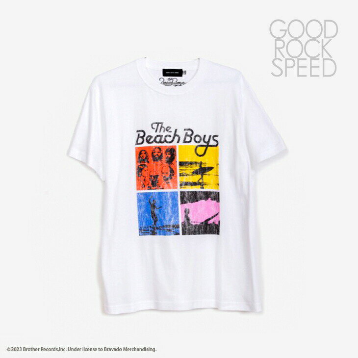 ＊GOOD ROCK SPEED｜The Beach Boys Surf T-Shirt/ グッド ロック スピード/ビーチボーイズ サーフ Tシャツ/ホワイト