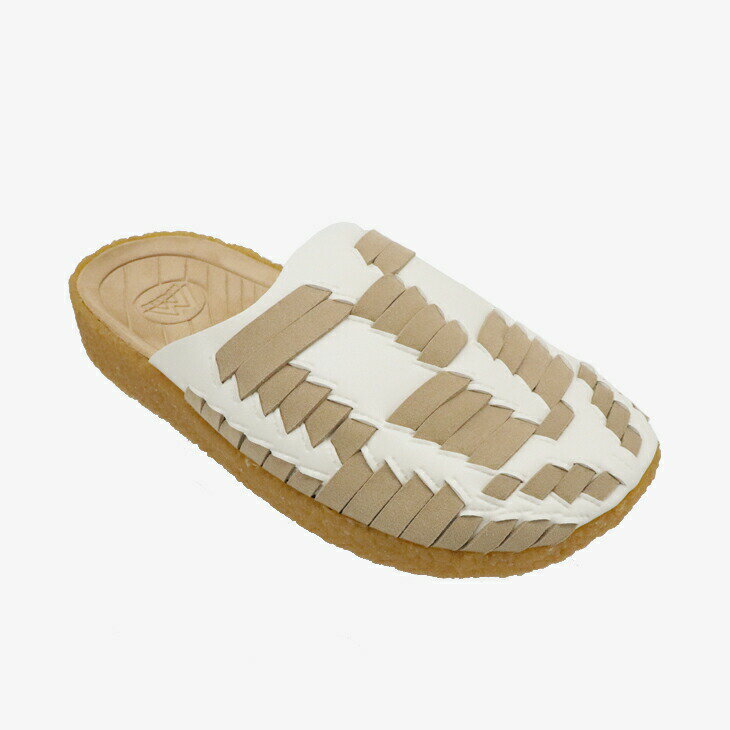 ＊MALIBU SANDALS｜Thunderbird Mule Vegan Suede/ マリブ サンダルズ/サンダーバード ミュール ビーガン スエード/ホワイトxベージュタン #