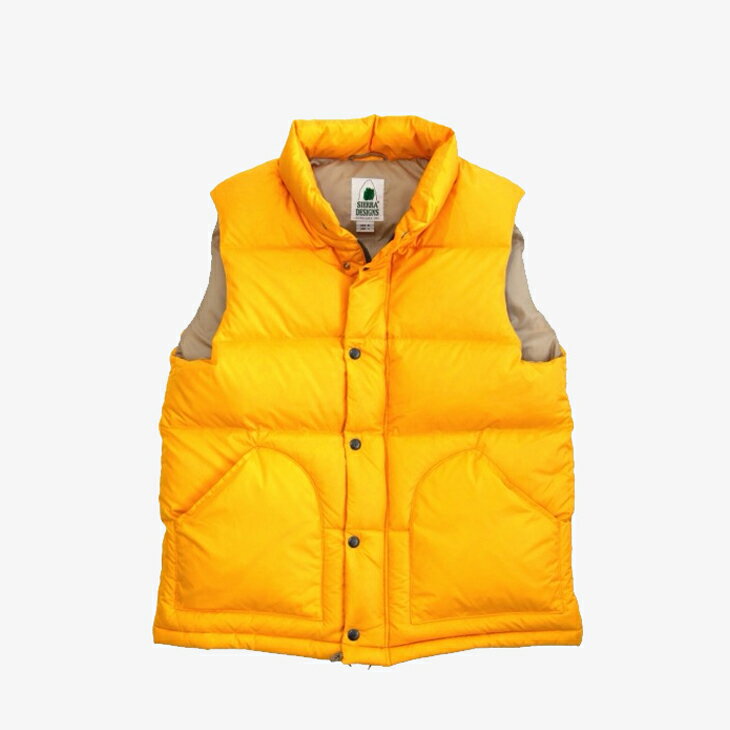 Rakuten - ・SIERRA DESIGNS｜Zip Down Vest Classic Nylon Taffeta/ シエラ デザインズ/ジップ ダウン ベスト クラシック ナイロン タフタ/イエロー #
