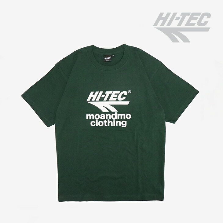 樂天商城 - ：HI-TEC｜xMoandmo Clothing Front Logo T-Shirt/ ハイテック/モーアンドモー クロージング フロントロゴTシャツ/モスグリーン #