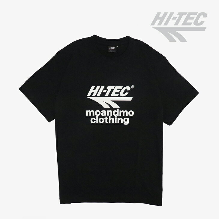 樂天商城 - ：HI-TEC｜xMoandmo Clothing Front Logo T-Shirt/ ハイテック/モーアンドモー クロージング フロントロゴTシャツ/ブラック #