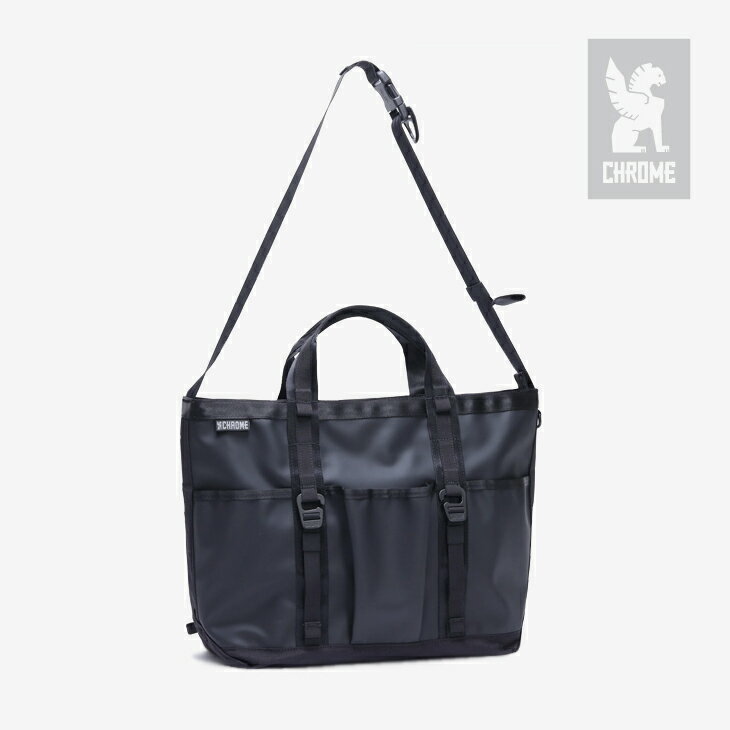・CHROME｜Grocery Tote MSNGR 15L/ クローム/グローサリー トート メッセンジャー バッグ 15L/マットブラック #