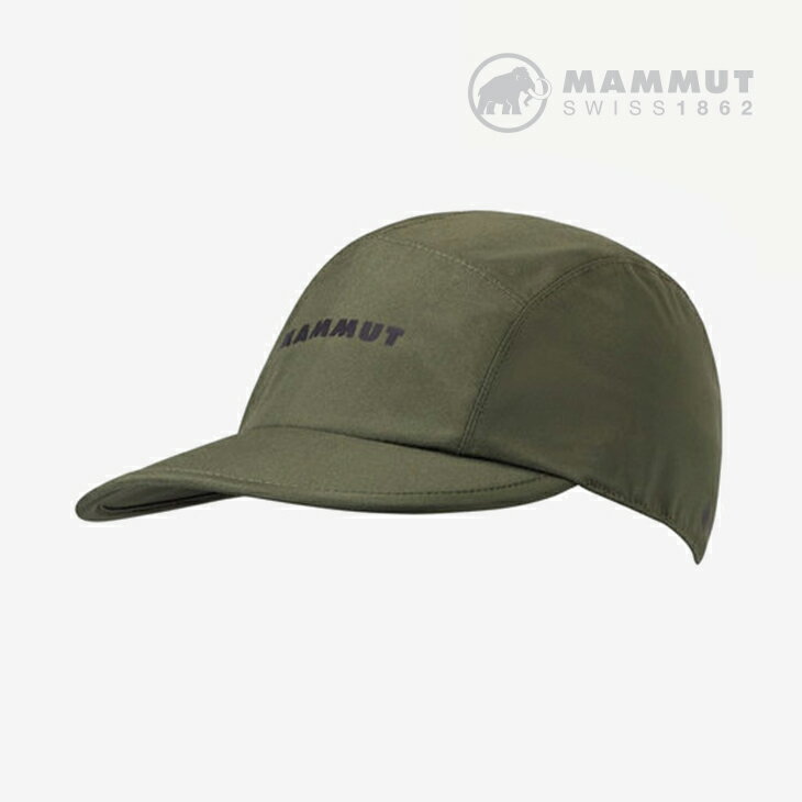 ・MAMMUT｜Climate Gore-Tex Cap AF/ マムート/クライメート ゴアテックス キャップ アジアンフィット/ダークマーシュ #