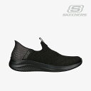 SKECHERS｜W Slip-Ins Ultra Flex 3.0 Smooth Step/ スケッチャーズ/スリップインズ ウルトラ フレックス 3.0 スムース ステップ/ブラック