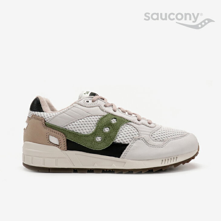 サッカニー スニーカー メンズ ・SAUCONY｜Shadow 5000/ サッカニー/シャドウ オリジナルス/グレーxグリーン #