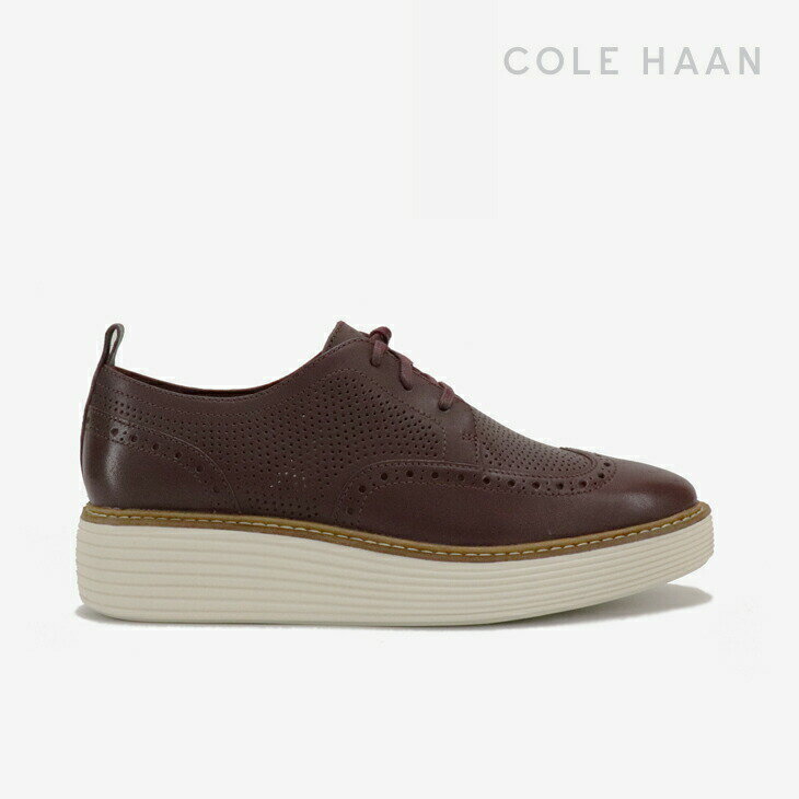 ・COLE HAAN｜W OriginalGrand Platform Wingtip Oxford/ コール ハーン/オリジナルグランド プラットフォーム ウィングチップ オックスフォード/ブラッドストーンxアイボリー #