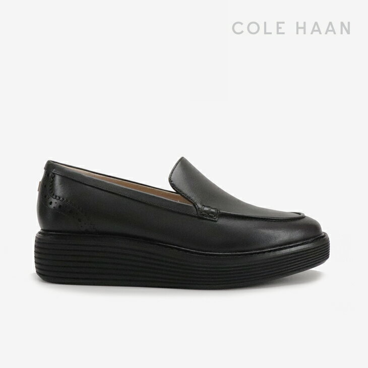 ・COLE HAAN｜W OriginalGrand Platform Venetian Loafer/ コール ハーン/オリジナルグランド プラットフォーム ベネチアン ローファー/ブラックxブラック #