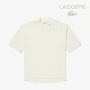 LACOSTE｜Half Sleeve Mock Neck Summer Knit T-shirt/ ラコステ/ハーフ スリーブ モック ネック サマー ニット Tシャツ/フラウア