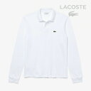 ・LACOSTE|Original Fit Long Sleeve Polo Shirt/ ラコステ/オリジナル フィット ロング スリーブ ポロ シャツ/ホワイト #