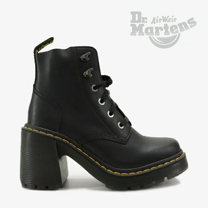 ・DR.MARTENS｜W Jesy 6-Tie Heelboot Sendal/ ドクター マーチン/ジェシー 6タイ ヒールブーツ センダル/ブラック #のサムネイル