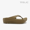 *TELIC|W Flip Flop/ テリック/ダブル フリップ フロップ/キャメル #(4)