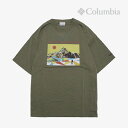 ＊COLUMBIA｜Enjoy Mountain Life Short Sleeve T-Shirt/ コロンビア/エンジョイ マウンテン ライフ ショートスリーブ Tシャツ/ストーングリーン #