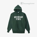 CHAMPION｜True To Archives Reverse Weave Hooded Michigan State/ チャンピオン/トゥルー トゥ アーカイブス リバース ウィーブ フーデッド ミシガン ステイト/グリーンxホワイト