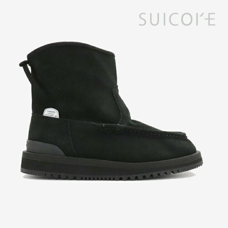 ・SUICOKE｜Russ MWPAB Vibram Arctic/ スイコック/ラス ビブラム アークティック ムートン/ブラック #