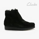 *CLARKS|W Wallabee Hi Warm Lined Suede/ クラークス/ワラビー ハイ ウォーム ラインド スエード クレープソール/ブラック #