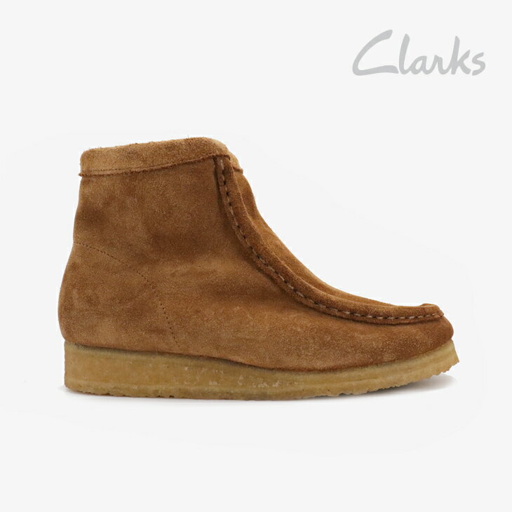 ＊CLARKS｜W Wallabee Hi Warm Lined Suede/ クラークス/ワラビー ハイ ウォーム ラインド スウェード クレープソール/キャラメル #