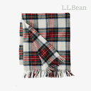 ・L.L.BEAN｜Washable Wool Throw Plaid/ エルエルビーン/ウォッシャブル ウール スロー プラッド/ドレススチュワート #