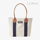 L.L.BEAN｜Classic Leather Handle Katahdin Boat and Tote/ エルエルビーン/クラシック レザー ハンドル カタディン ボート アンド トート/ナチュラルxブルー