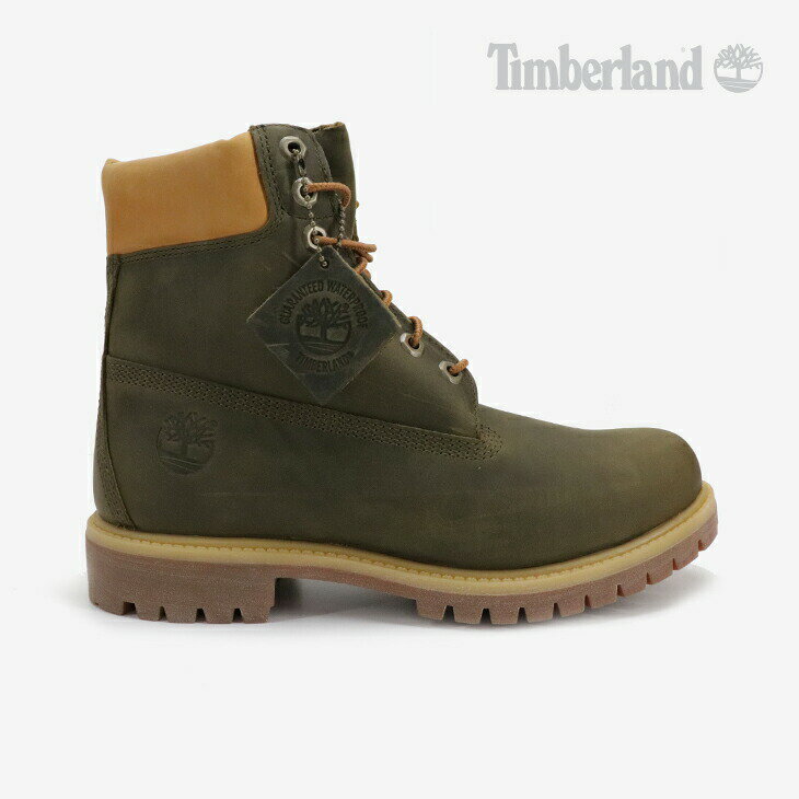 ＊TIMBERLAND｜Premium 6-Inch WP Boot Regenerative Leather/ ティンバーランド/プレミアム 6インチ ウォータープルーフ ブーツ レジェネレイティブ レザー/オリーブブラウン