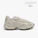 ・LACOSTE|W L003 2K24 125 2 SFA/ ラコステ/ライフスタイル レトロテック ランニング/オフホワイトxオフホワイト #