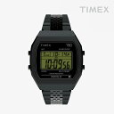 ・TIMEX|T80 36mm Stainless Steel Bracelet/ タイメックス/エイティーズ デジタル ステンレス スチール ブレスレット/ブラック #