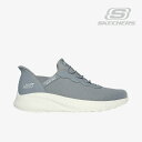 ・SKECHERS｜Slip-Ins Bobs Sport Squad Chaos Daily Hype/ スケッチャーズ/スリップインズ ボブス スポート スクワッド カオス デイリー ハイプ/グレー #