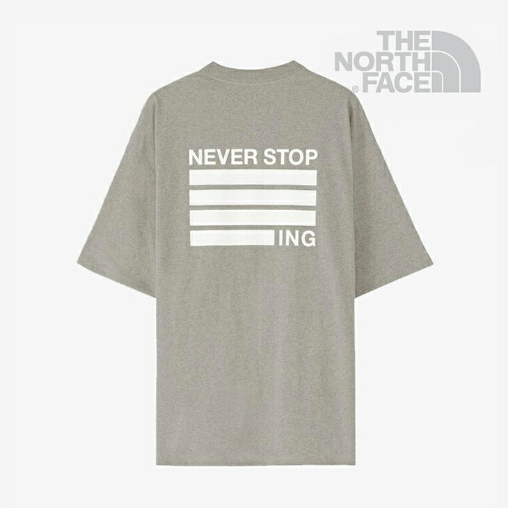 楽天GO ON＊THE NORTH FACE｜SS Never Stop ING T-Shirt/ ノース フェイス/ショートスリーブ ネバー ストップ アイエヌジー Tシャツ/ミックスグレー #