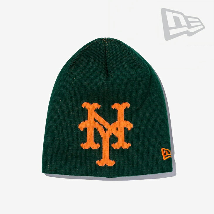 NEW ERA｜Basic Beanie Cooperstown Mets/ ニュー エラ/ベーシック ビーニー クーパーズタウン メッツ/ブリティッシュグリーン