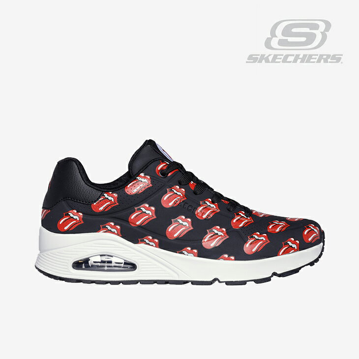 ・SKECHERS｜The Rolling Stones Uno Say It Loud/ スケッチャーズ/ザ ローリング ストーンズ ウノ セイ イット ラウド スケッチエア/ブラックxレッド #