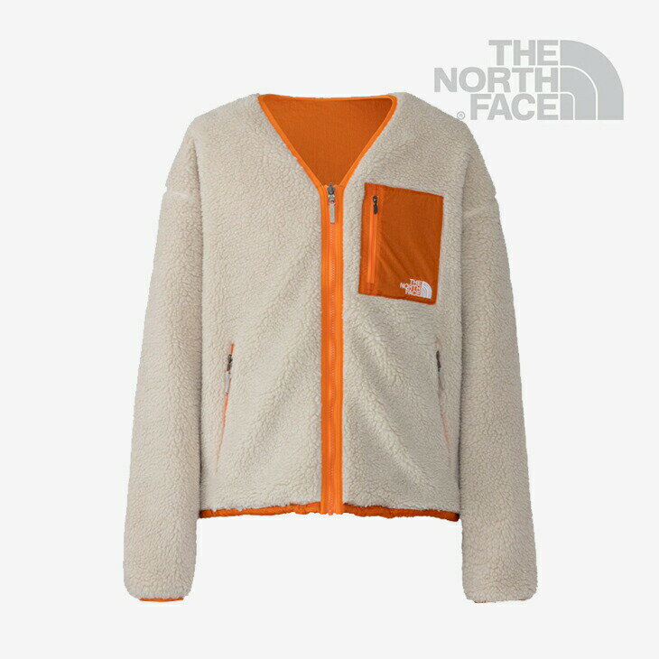 ノースフェイス カーディガン メンズ ＊THE NORTH FACE｜Reversible Extreme Pile Cardigan/ ノース フェイス/リバーシブル エクストリーム パイル カーディガン フリース/オートミールxマンダリン #