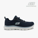 ・SKECHERS｜W Flex Appeal 4.0 Brilliant View/ スケッチャーズ/ワイド フレックス アピール ブリリアント ビュー/ネイビーxブルー #