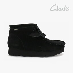 ・CLARKS｜Wallabee Boot GTX Suede Vibram/ クラークス/ワラビー ブーツ ゴアテックス モカシン スウェード ビブラム/ブラック #