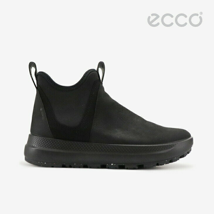 ＊ECCO｜W Solice Chelsea Boot Gore-Tex Nubuck/ エコー/ソリス チェルシー ブーツ ゴアテックス ヌバック/ブラック #