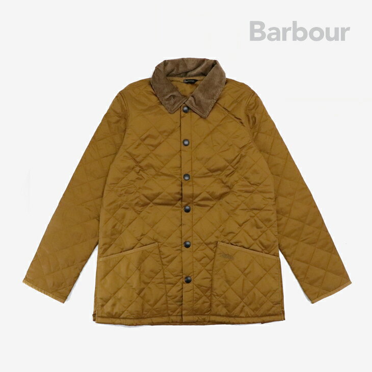 バブアー ジャケット メンズ ・BARBOUR｜Liddesdale Quilt Jacket Snap Button Slim Fit/ バブアー/リッズデイル キルト ジャケット スナップ ボタン スリム フィット/シナモン #