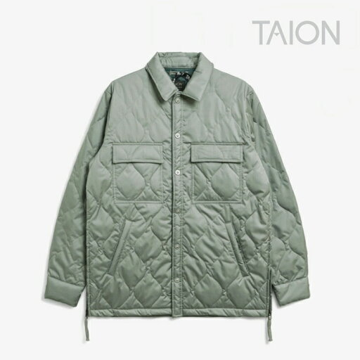 ・TAION|Military CPO Shirt Jacket/ タイオン/ミリタリー シーピーオー シャツ ジャケット/ダークセージグリーン # ・TAION|Military CPO Shirt Jacket/ タイオン/ミリタリー シーピーオー シャツ ジャケット/ダークセージグリーン #