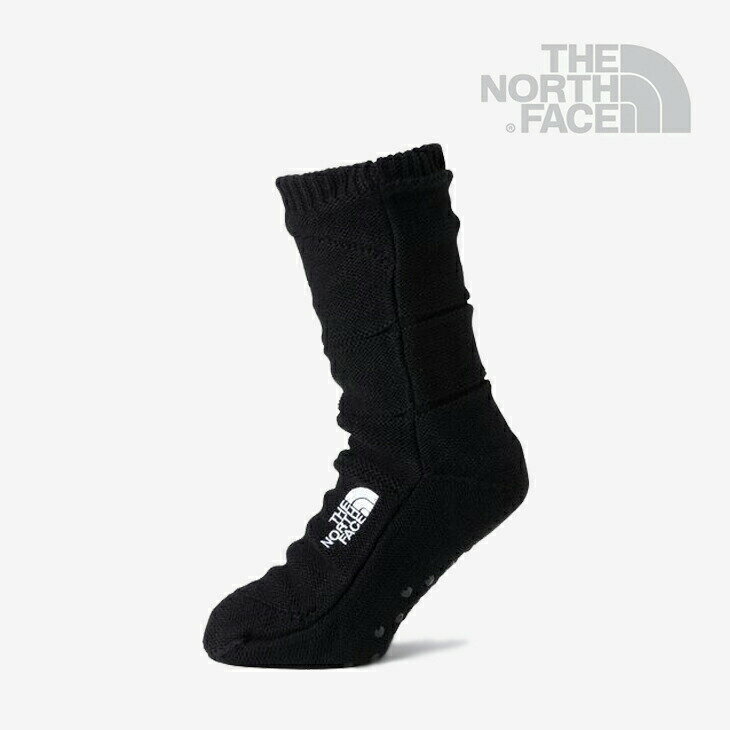 THE NORTH FACE｜Nuptse Bootie Socks/ ノース フェイス/ヌプシ ブーティ ルームソックス/ブラックxブラック